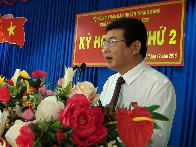 Huyện Trảng Bàng tổ chức họp Hội đồng nhân huyện cuối năm 2016 và xây dựng kế hoạch phát triển KT-XH năm 2017